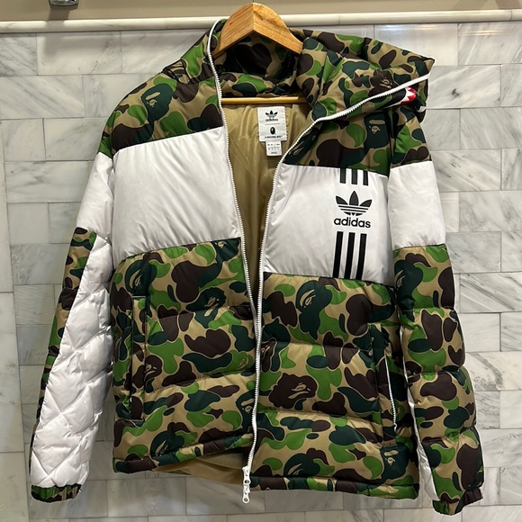 Bape Other - Bape X Adidas camo puffy jacket